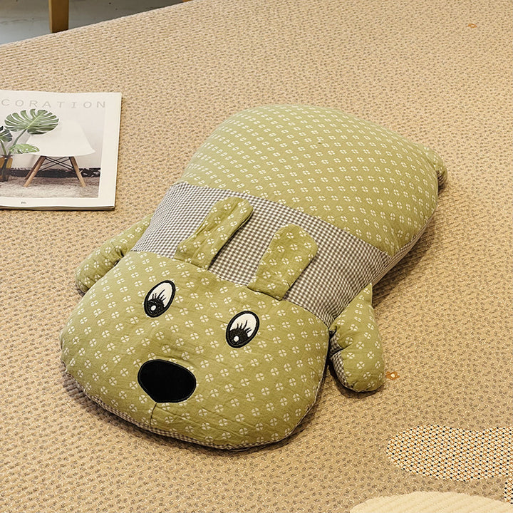 Cozy animal design sleeping mat for children with removable cover