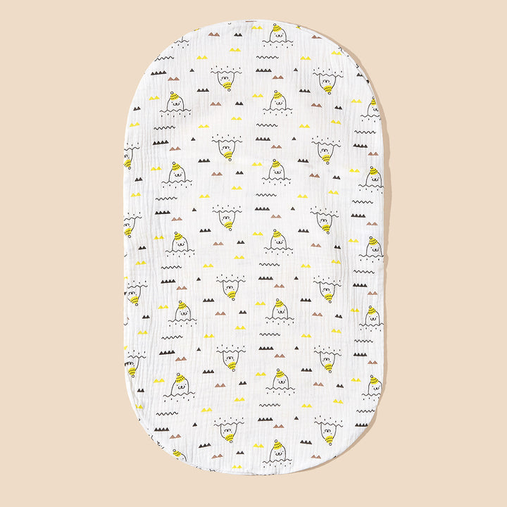 Cotton Muslin Crib Mattress Protector Stornfield