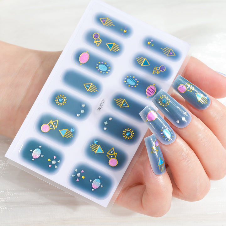Festive Decorative Nail Art Sheet