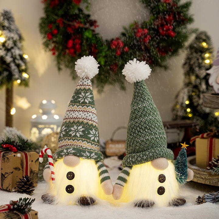 Decorative Christmas gnome with luminous details Stornfield