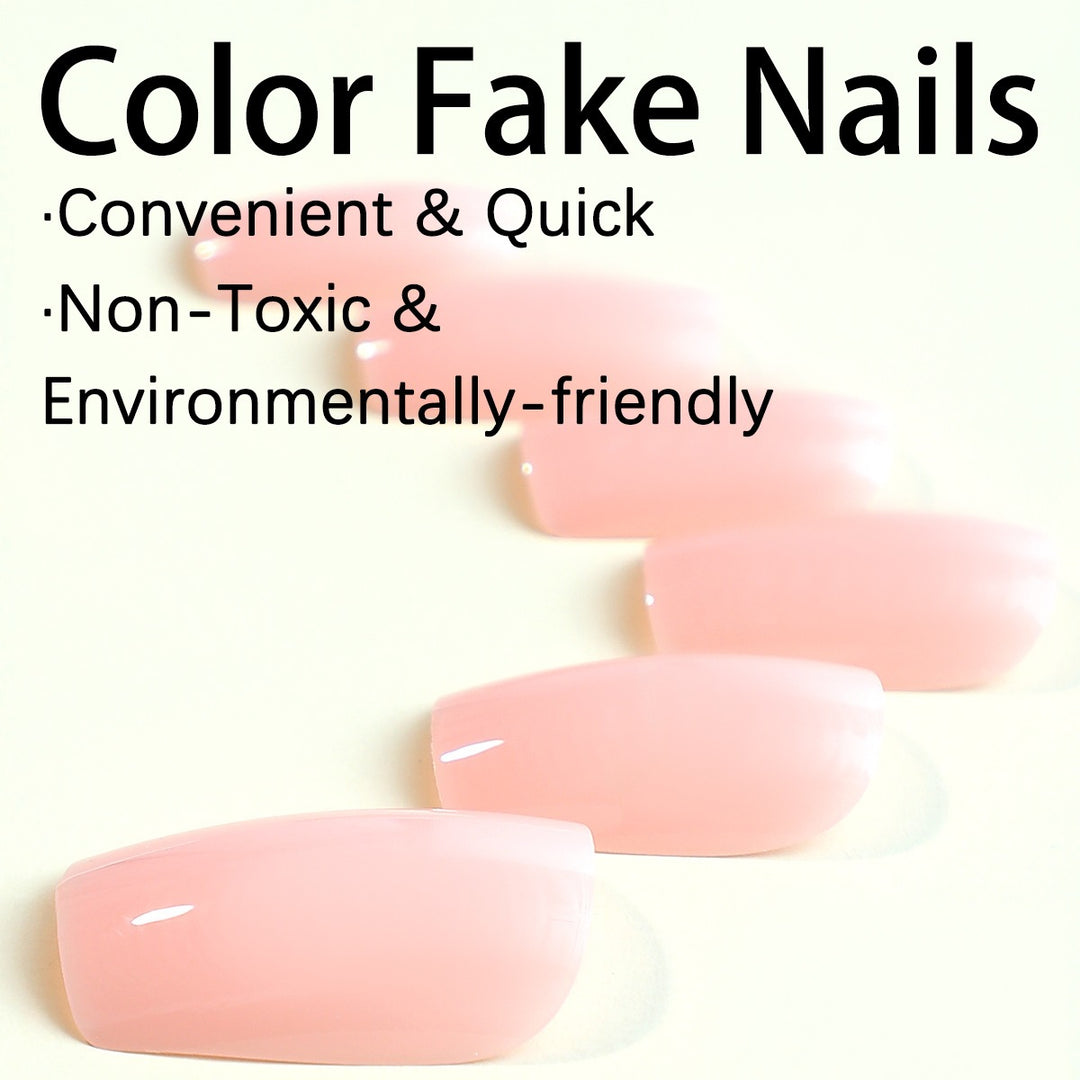 Acrylic Nail Set with High Gloss and Elegant Designs Stornfield