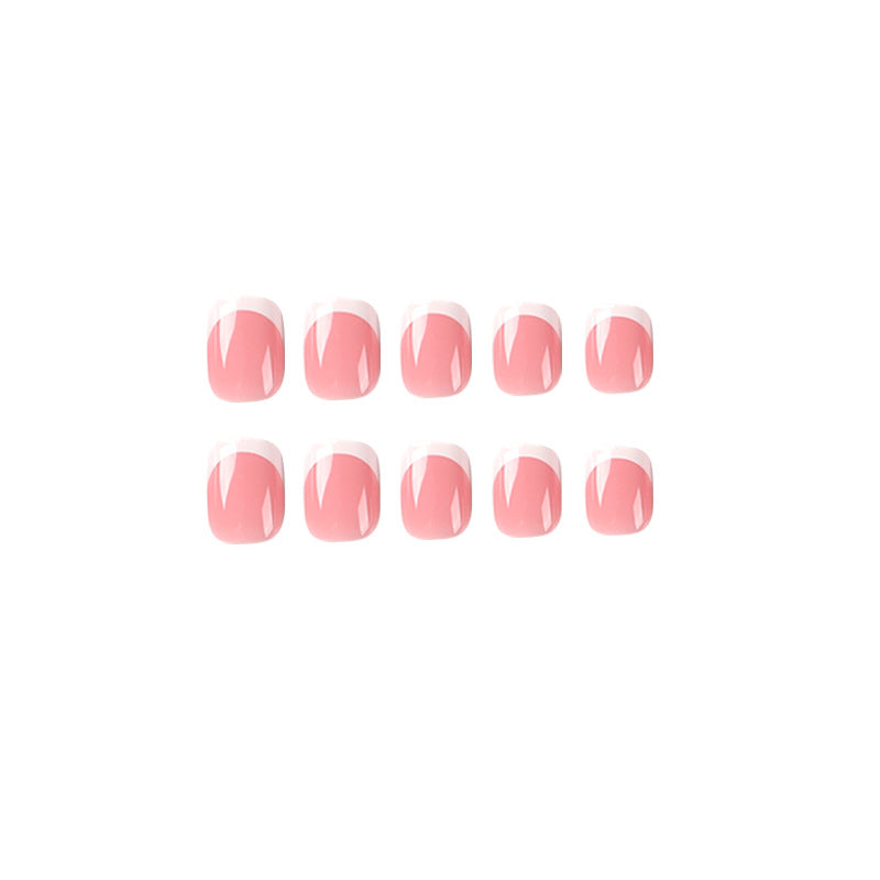Elegant Nail Art with French Tip Design Stornfield