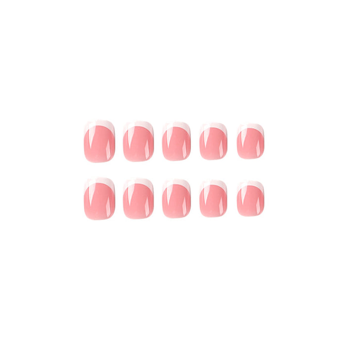 Elegant Nail Art with French Tip Design Stornfield