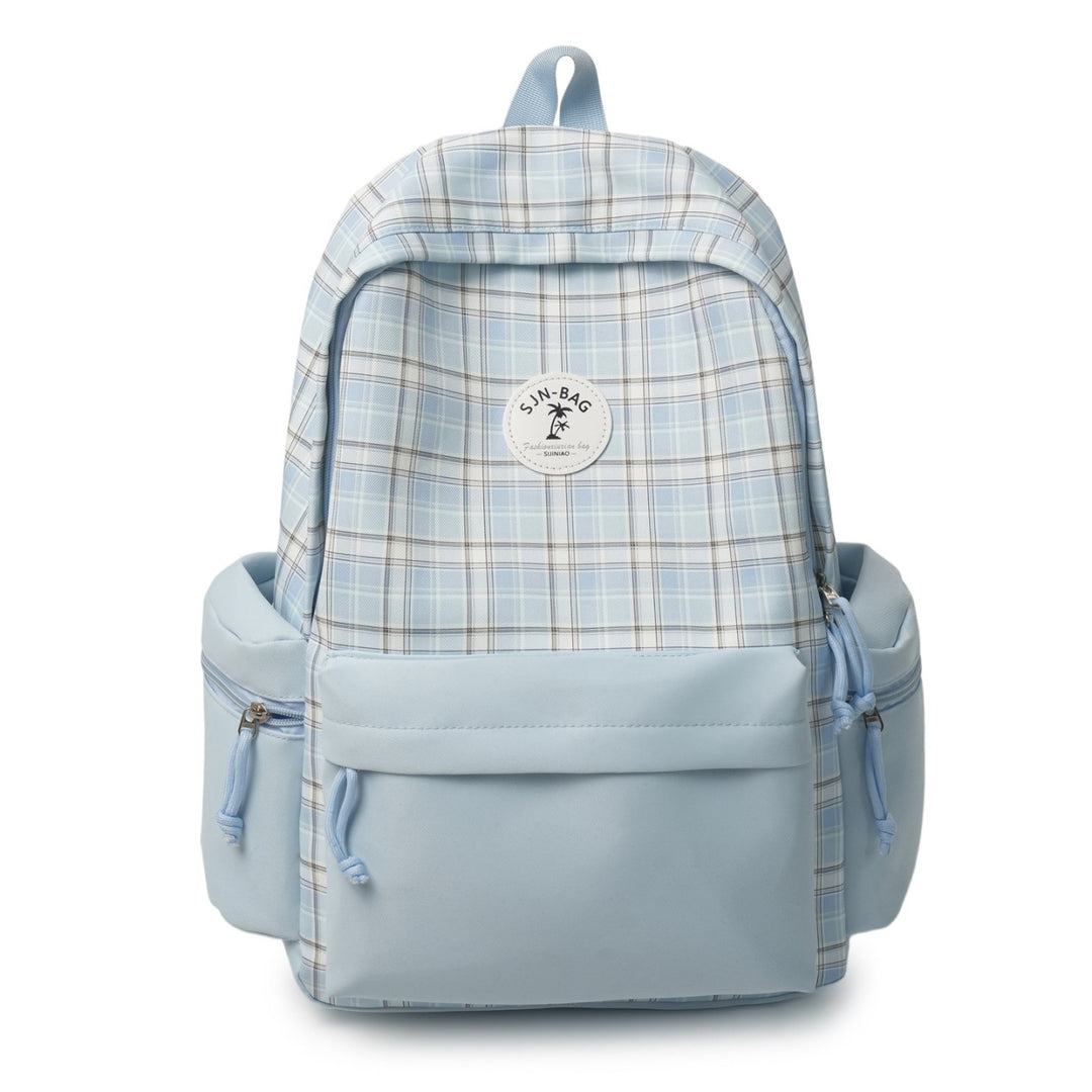 Stylish Plaid Backpack Stornfield