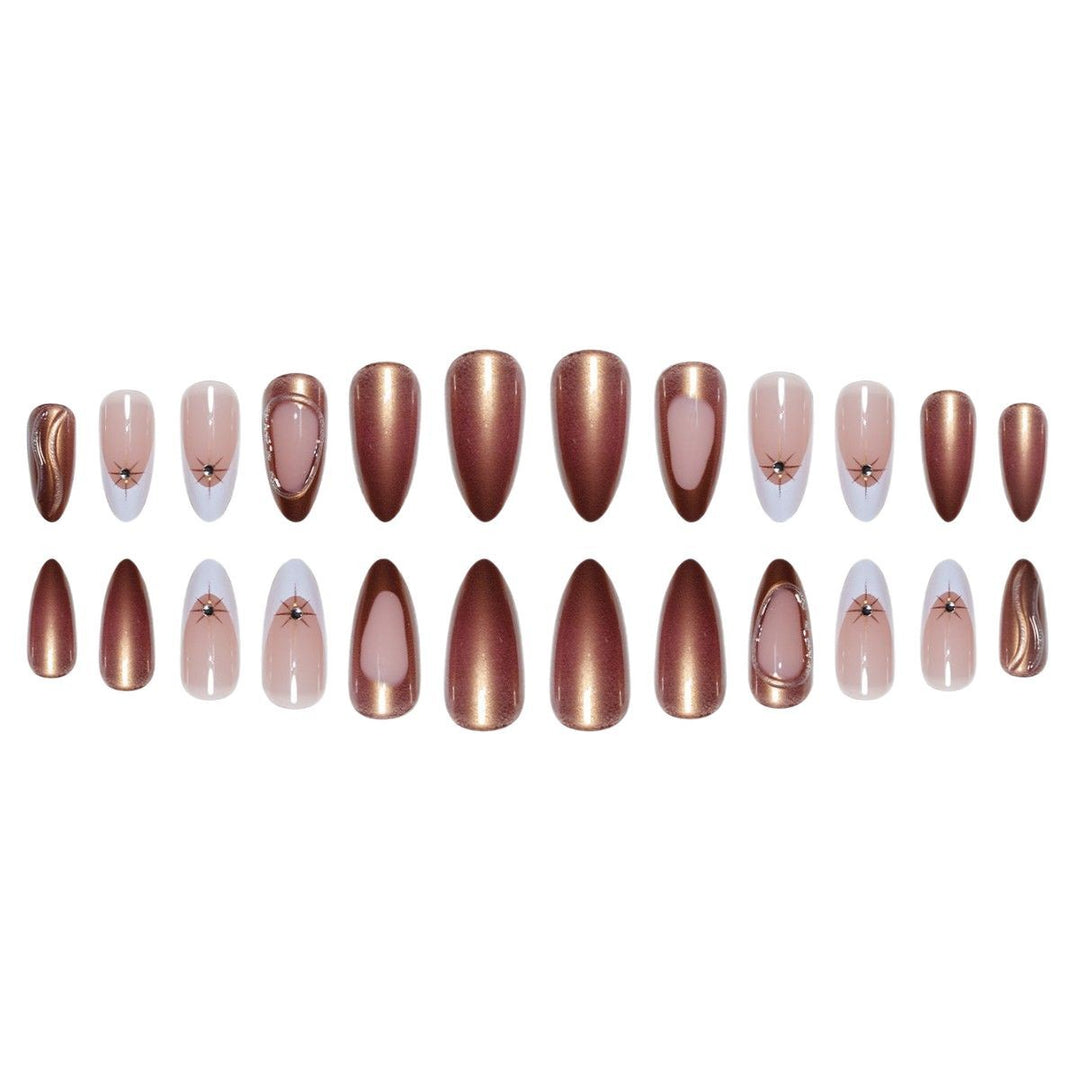 Decorative Sculpted Press-On Nails Stornfield