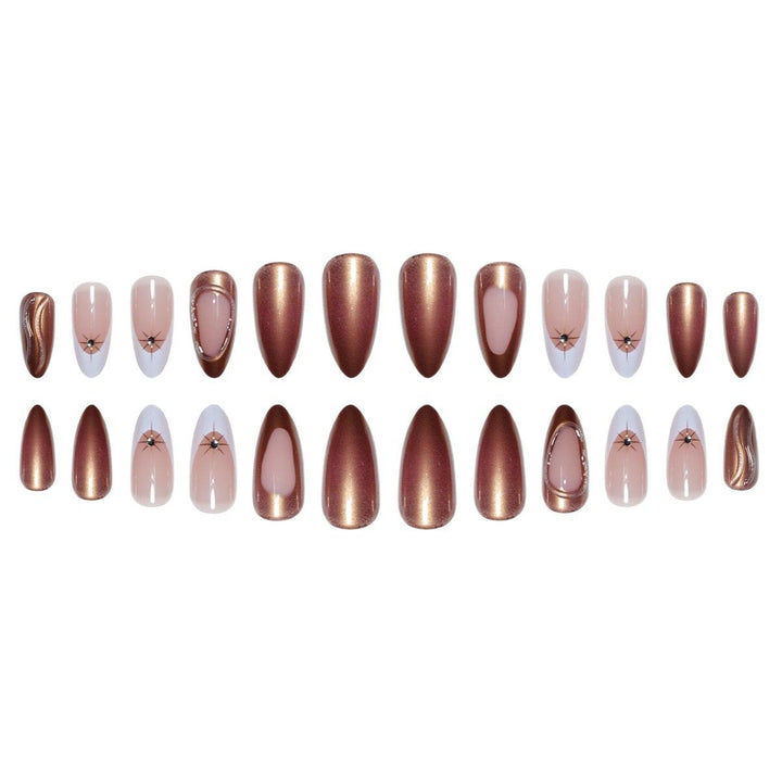 Decorative Sculpted Press-On Nails Stornfield