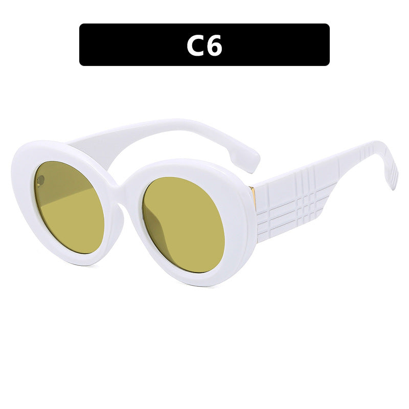 Women's extravagant sunglasses with creative frame design and protective UV filter Stornfield