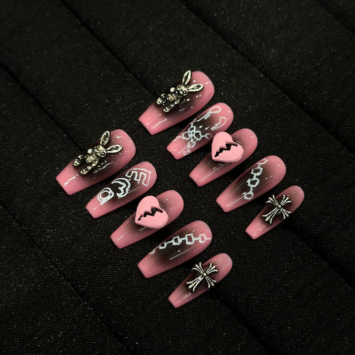 Themed Decorative Press-On Nail Art Set