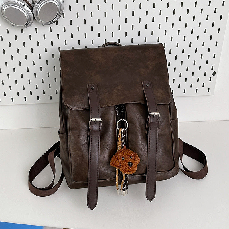 Vintage Leather Drawstring Backpack Stornfield