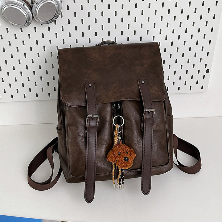 Vintage Leather Drawstring Backpack Stornfield