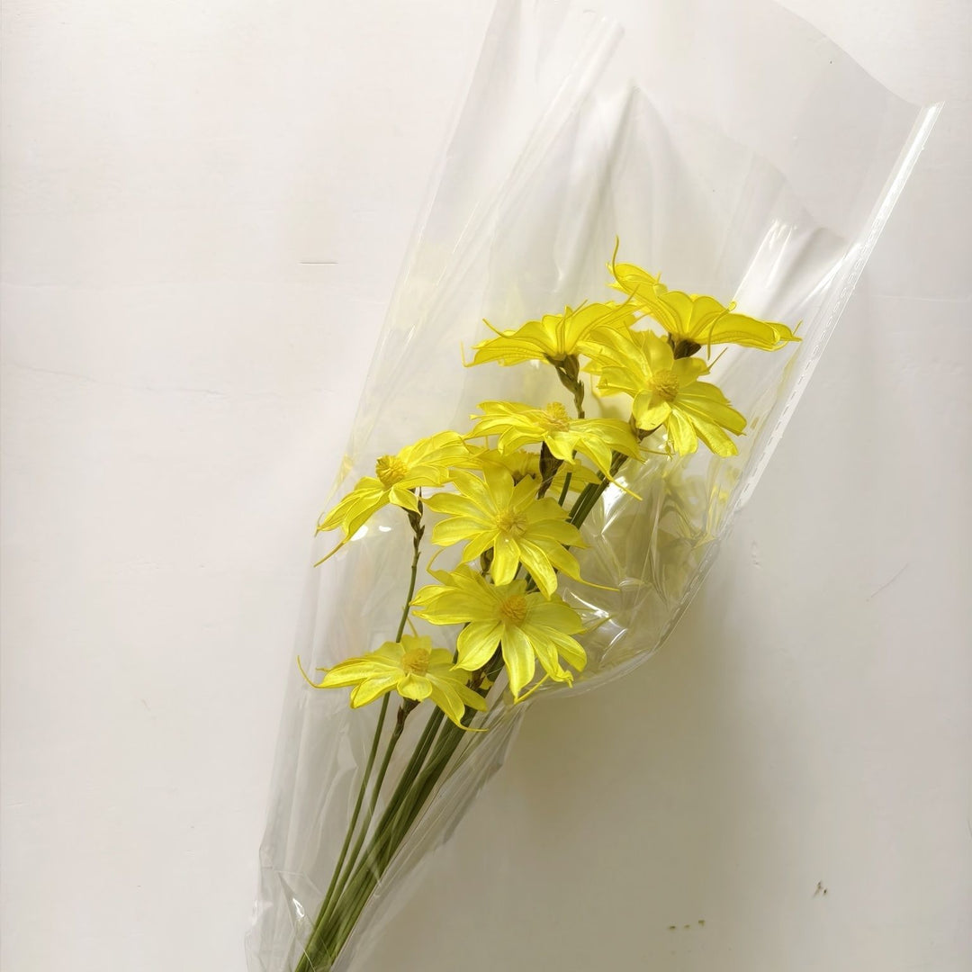 Vibrant Artificial Floral Bouquet with Stylish Packaging
