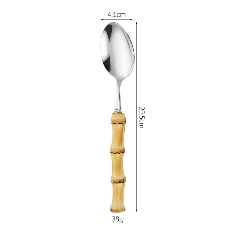 Bamboo Handle Salad Fork Stornfield