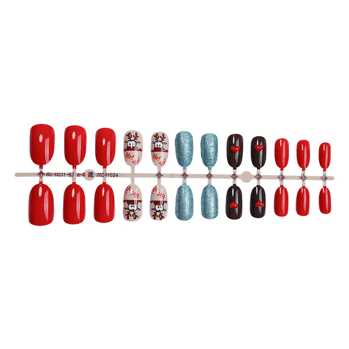 Artistic Holiday-Themed Press-On Nails Kit Stornfield