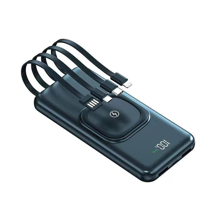 Portable power bank with state-of-the-art digital charge level display Stornfield