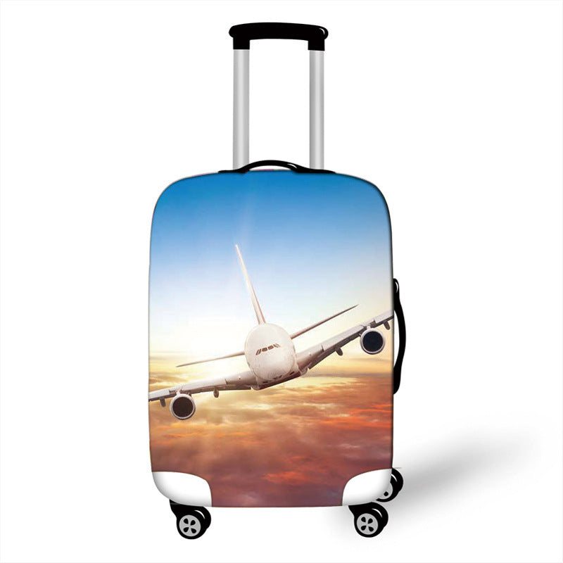 Women's Hard Shell Suitcase with Eye-Catching Airplane Design Stornfield
