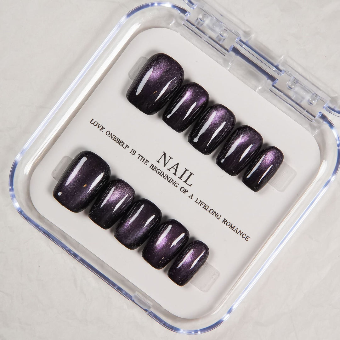 Premium Glossy Press-On Nail Set
