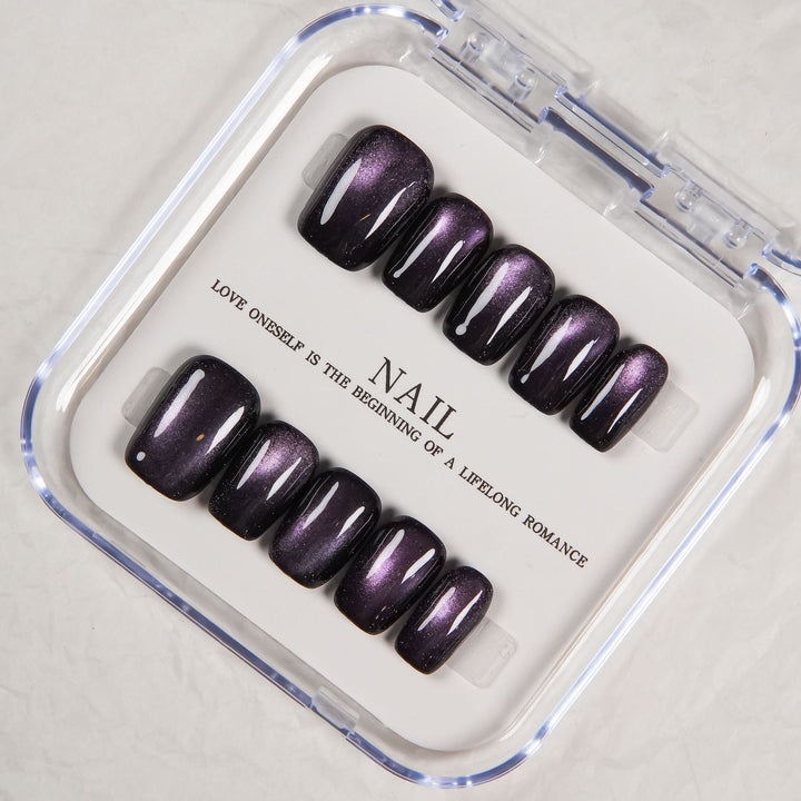 Premium Glossy Press-On Nail Set