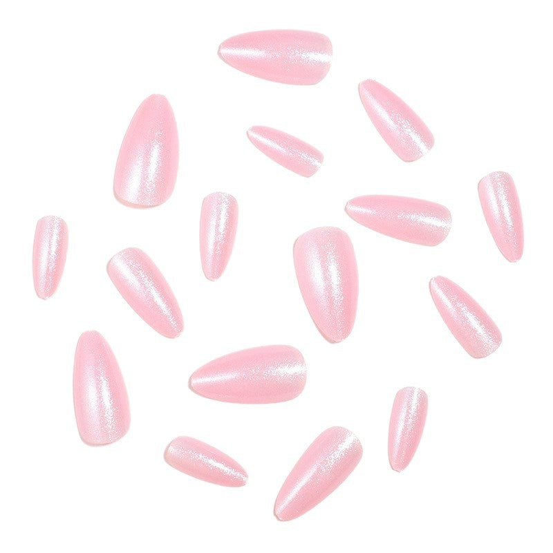 Glittering Almond-Shaped Press-On Nails Set Stornfield