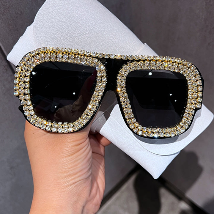 Ladies Glamorous Sunglasses with Extravagant Crystal Frame Stornfield