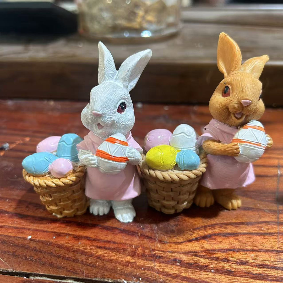 Decorative Bunny Figurine Set Stornfield