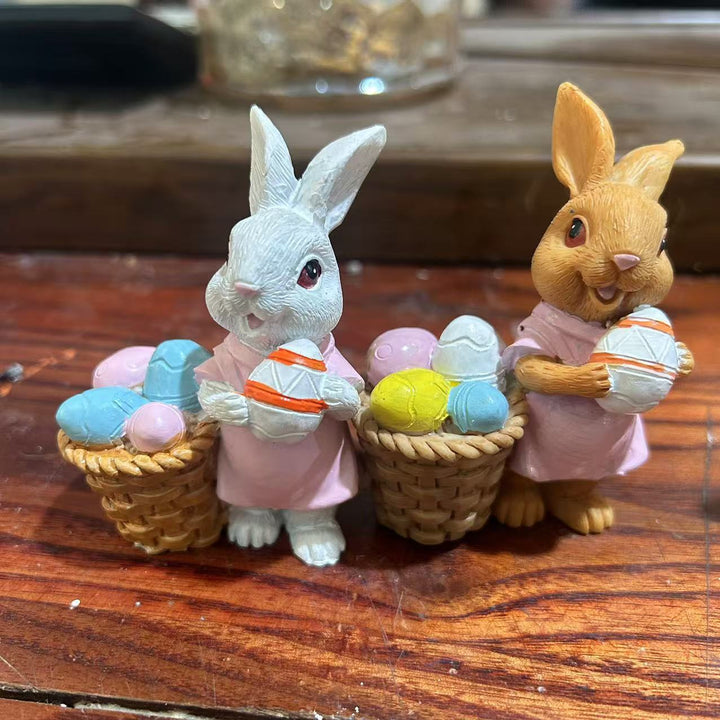 Decorative Bunny Figurine Set Stornfield