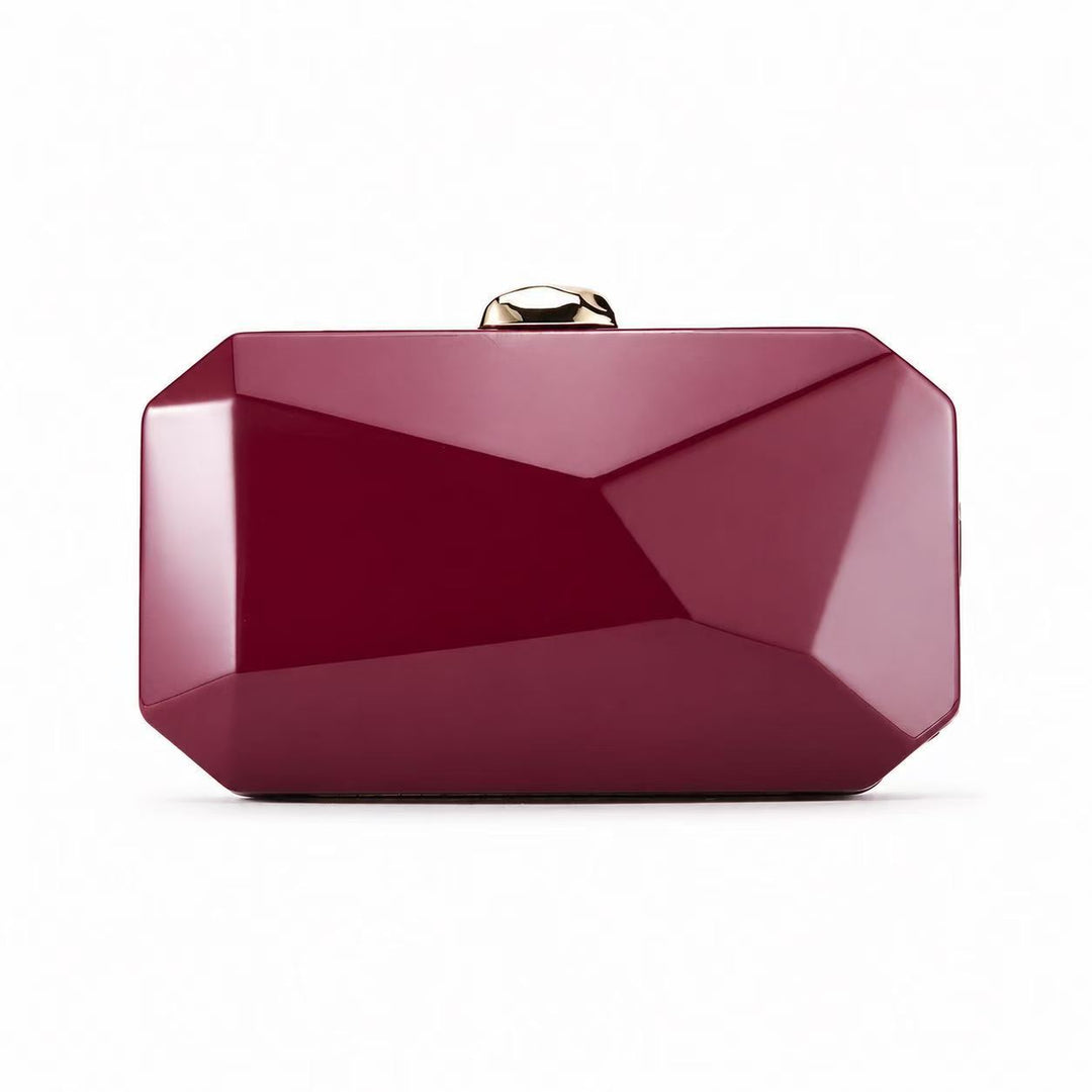 Geometric Acrylic Evening Clutch