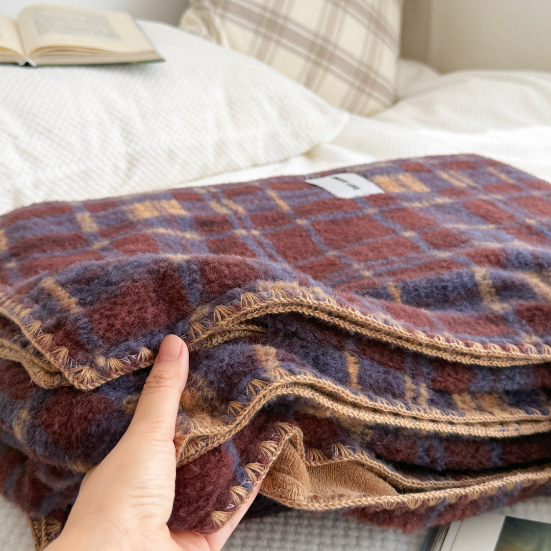 Cozy Flannel Throw Blanket