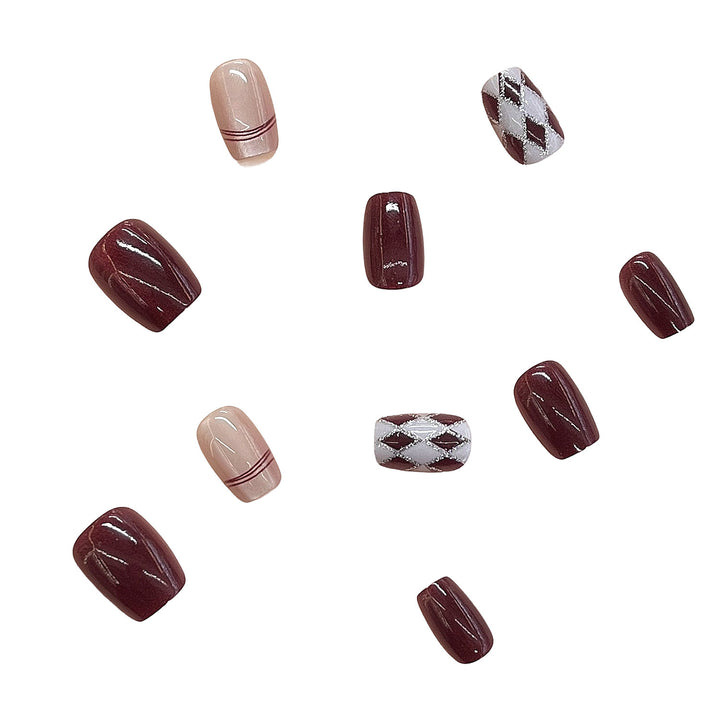 Artistic Press-On Nail Set Stornfield