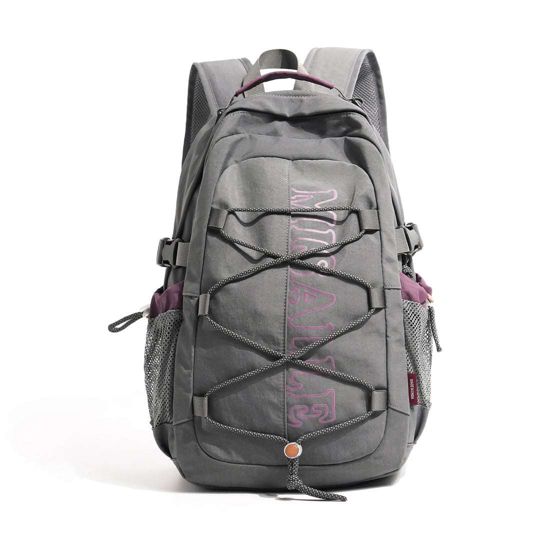 Unisex spacious leisure and travel backpack with padded laptop compartment and elastic front bungee Stornfield