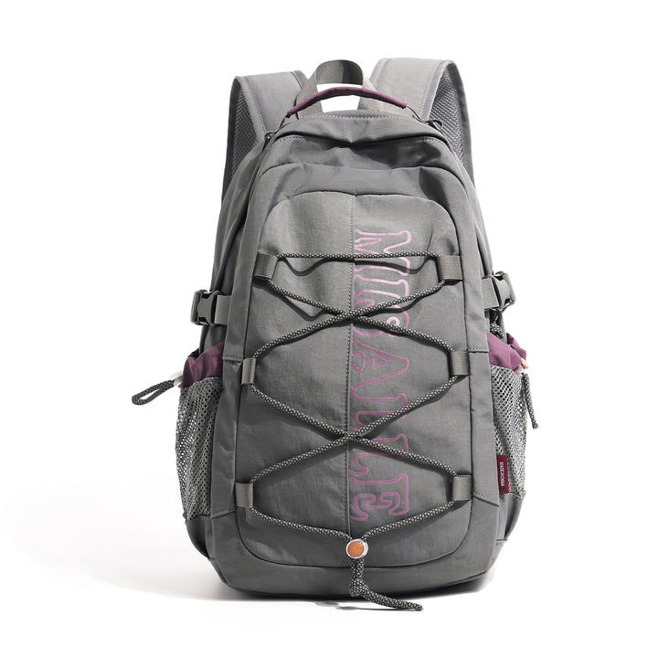 Unisex spacious leisure and travel backpack with padded laptop compartment and elastic front bungee Stornfield