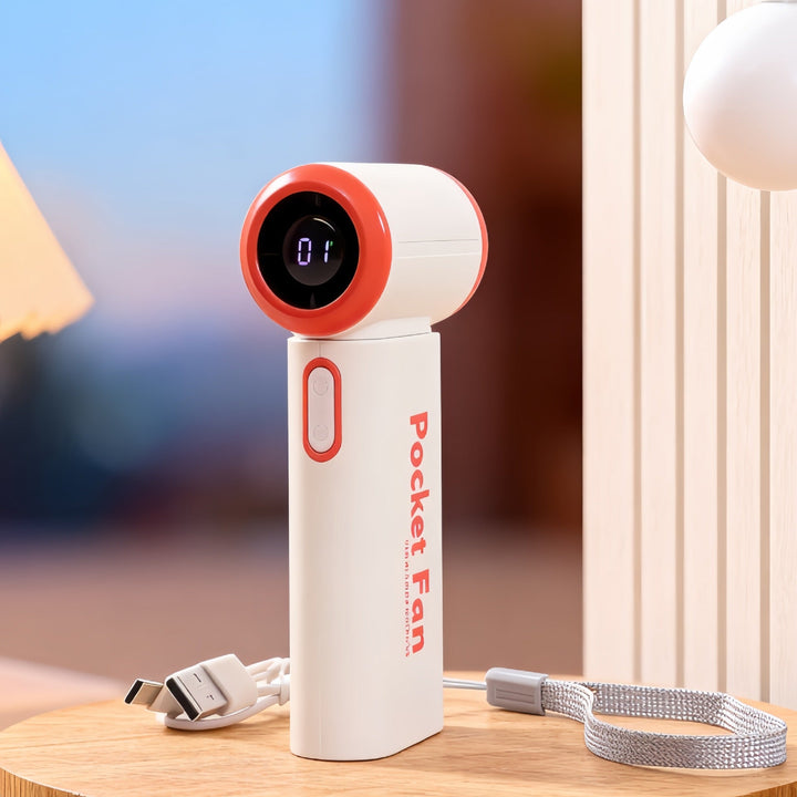 Ladies Portable Mini Fan with USB Charging Function and Lightweight Design Stornfield