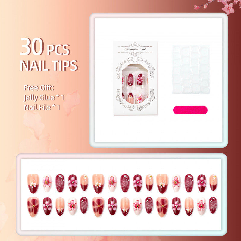 Artistic Press-On Nail Set