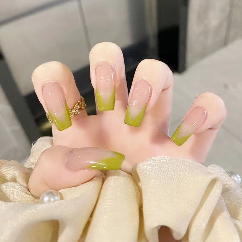 Artistic nail extensions with fresh summer design Stornfield