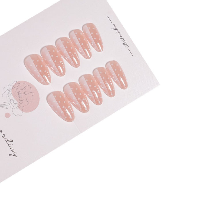 Artistic Polka Dot Stiletto Press-On Nails Stornfield
