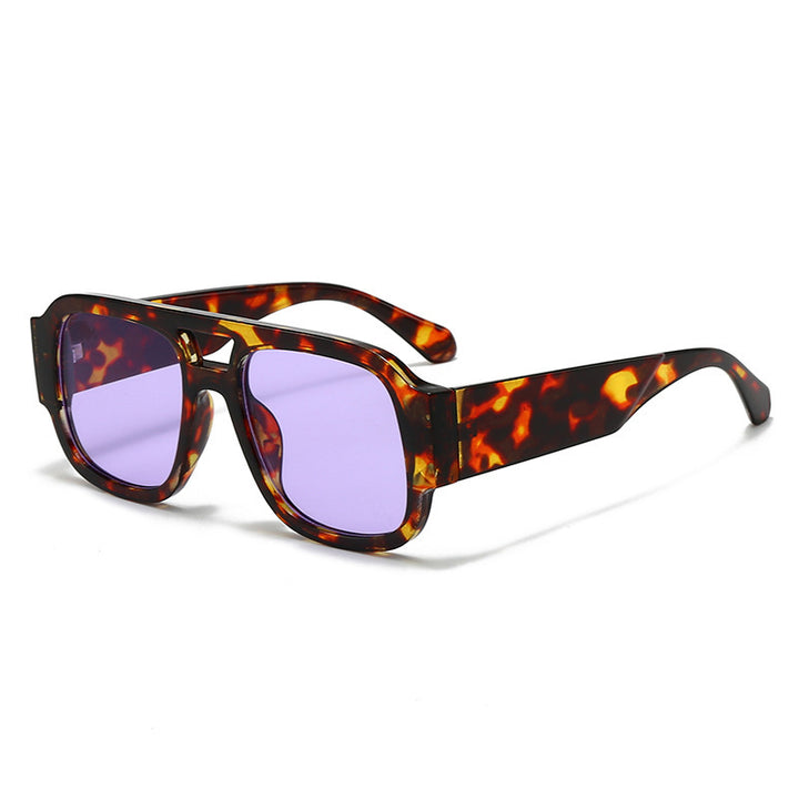 Unisex Bold Frame Retro Sunglasses Stornfield