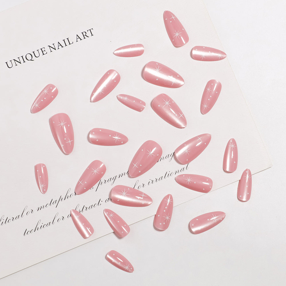 Glossy Almond-Shaped Press-On Nail Tips Stornfield