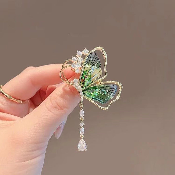 Exquisite butterfly brooch with glitter stones Stornfield