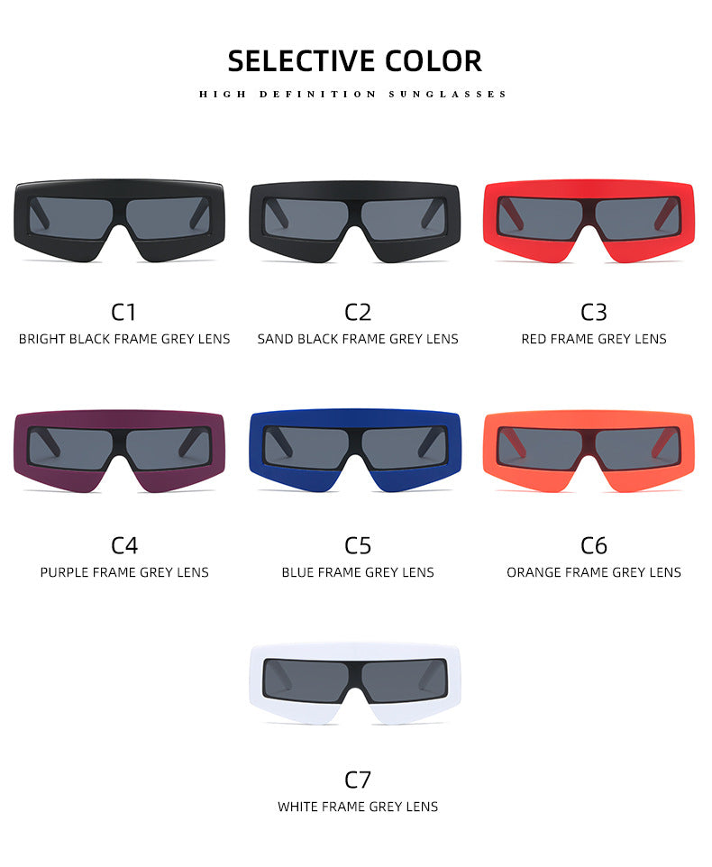 Women futuristic sunglasses in chunky design Stornfield