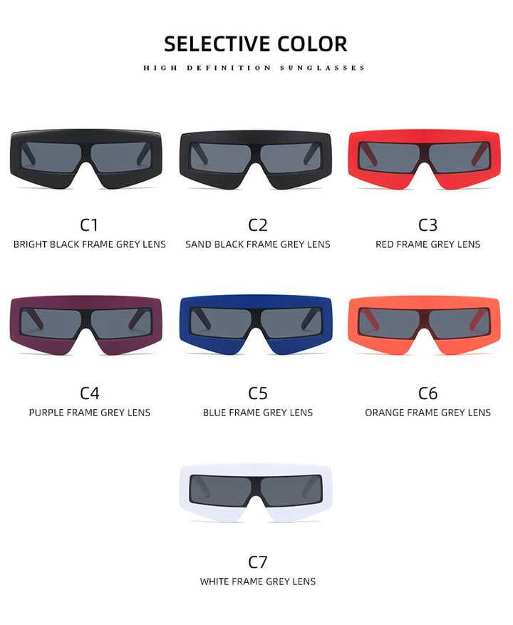 Women futuristic sunglasses in chunky design Stornfield
