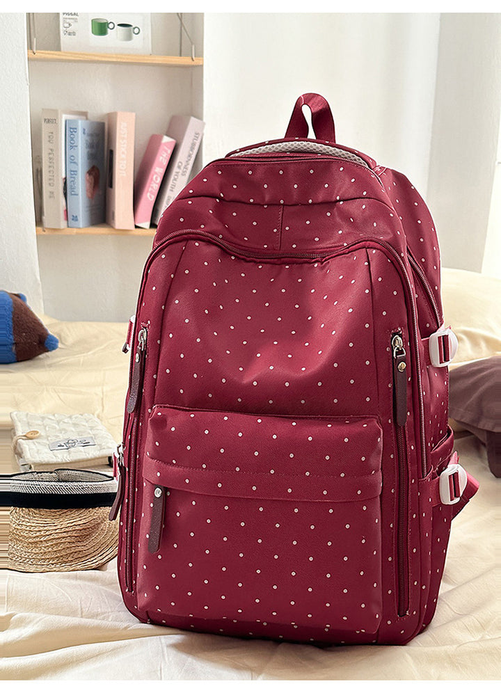 Stylish Polka Dot Pattern Backpack Stornfield