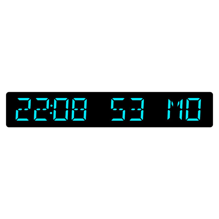 Digital wall clock with large LED display Stornfield