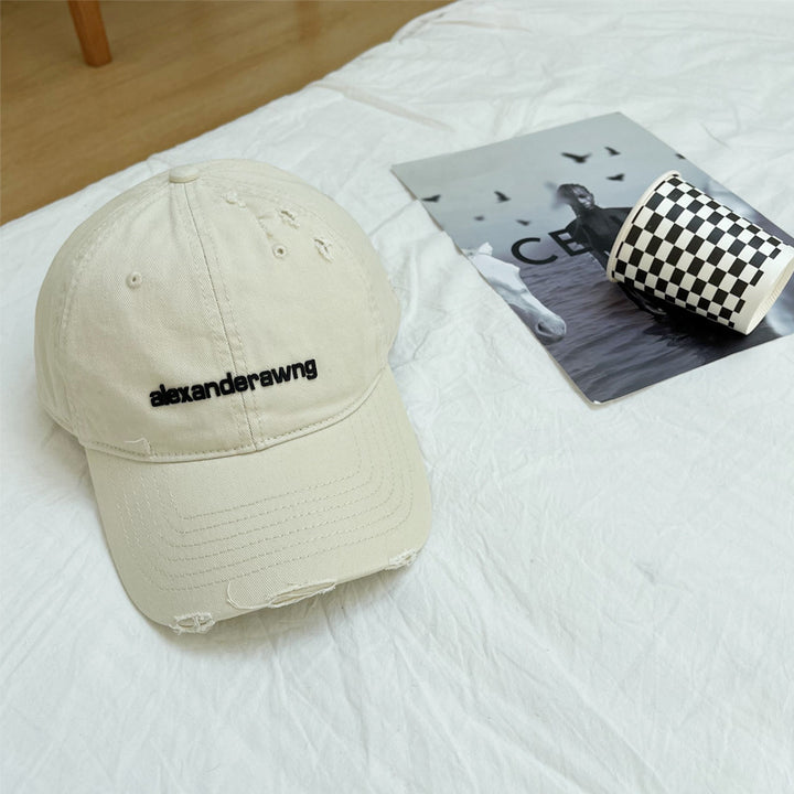 Unisex Distressed Cotton Baseball Cap Stornfield