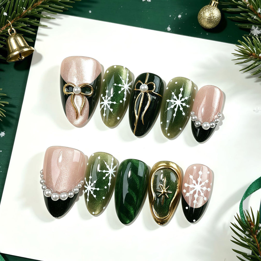Artistic Press-On Nail Art Design Kit