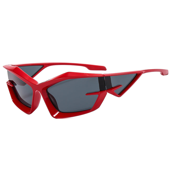 Women futuristic sunglasses with unique polygon design Stornfield