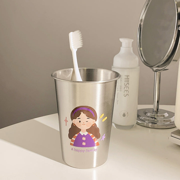 Stainless Steel Toothbrush Holder with Creative Children's Design Stornfield