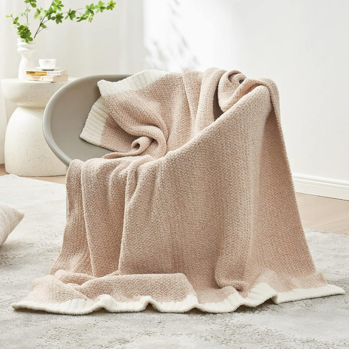 Soft Textured Throw Blanket