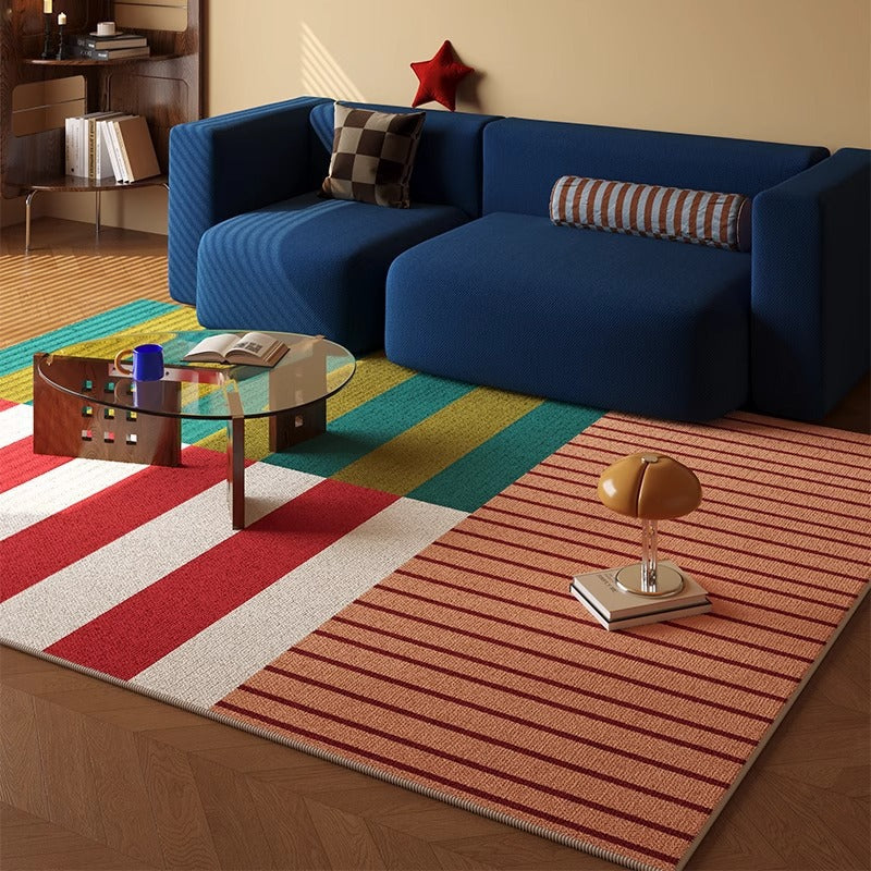 Checkered Pattern Area Rug Stornfield