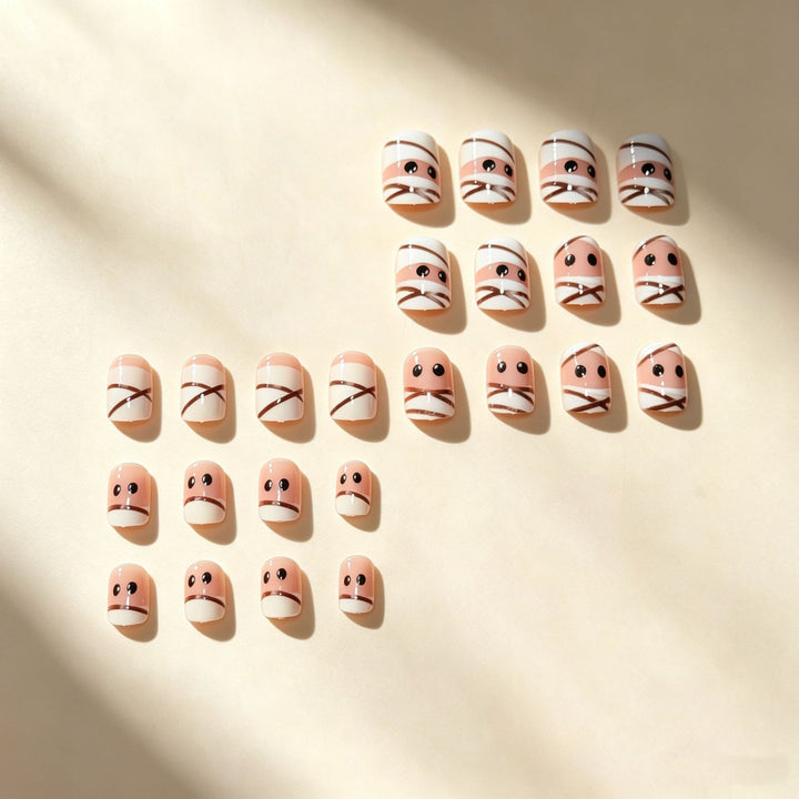 Halloween Themed Press-On Nail Design Stornfield
