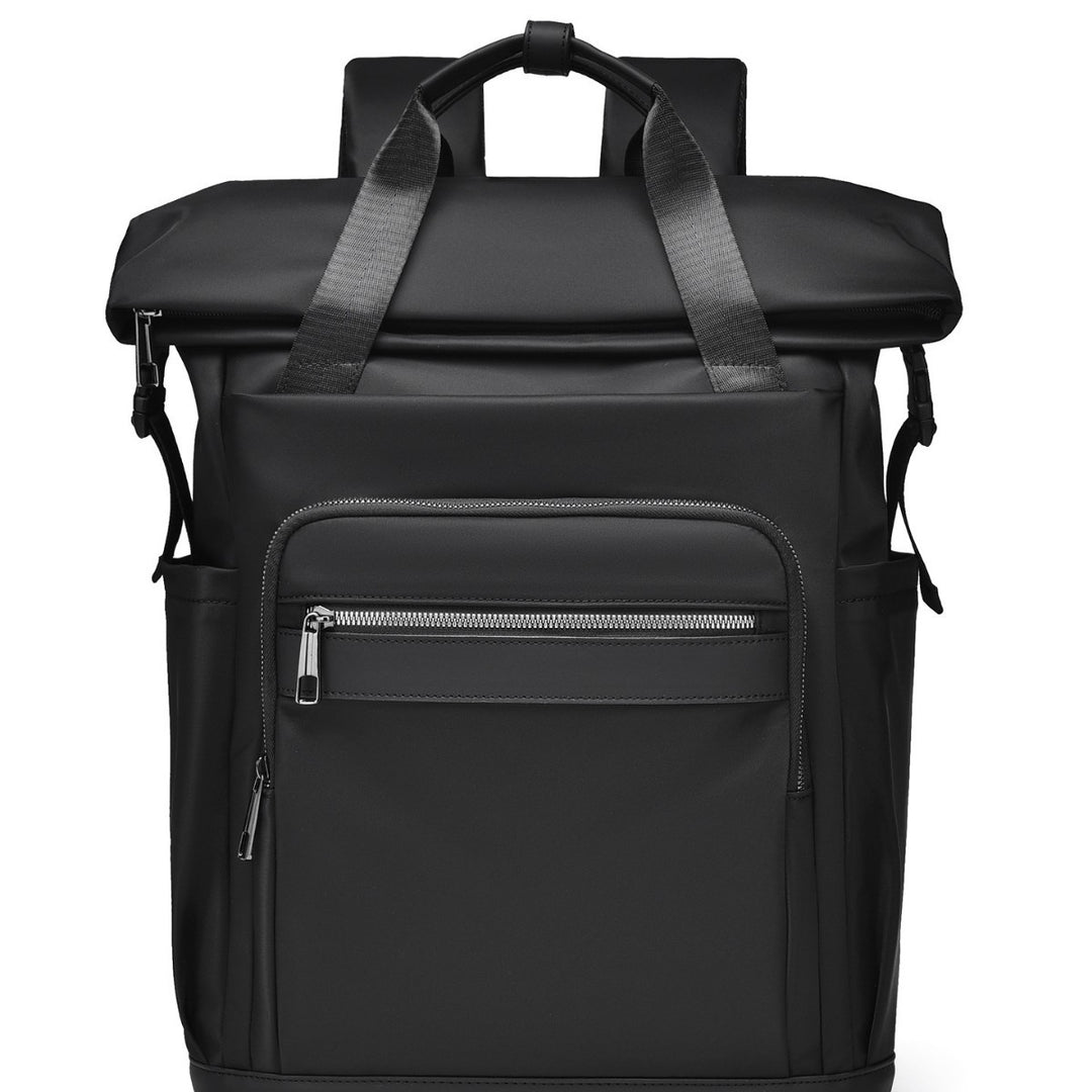 High-Capacity Waterproof Roll-Top Backpack Stornfield
