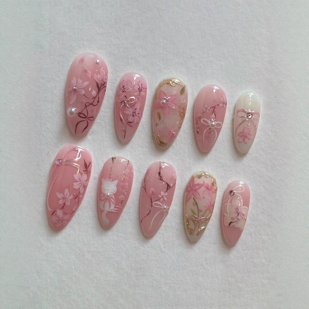 Artistic Press-On Nail Art Set Stornfield